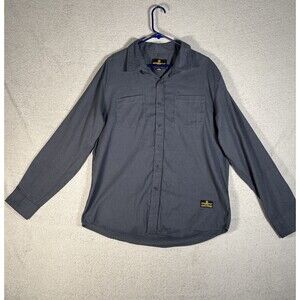 Crooks‎ & Castles Flannel Shirt Men’s Size XL Charcoal Gray Urban Streetwear